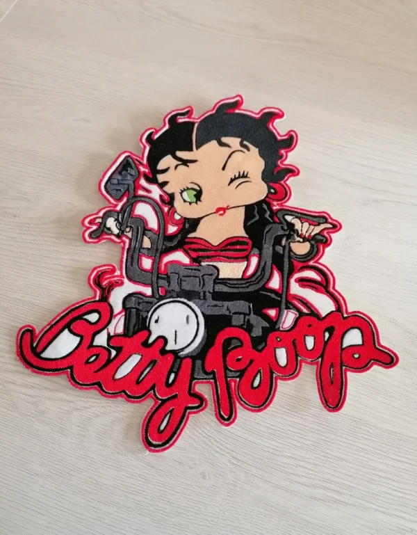 Patch betty boop biker